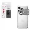 VOLTE-TEL CAMERA GLASS COVER IPHONE 17 PRO 6.3in 9H 0.30MM 3D AR ALUMINIUM-ELECTROPLATING FRAME - MAGNETIC SILVER