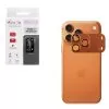 VOLTE-TEL CAMERA GLASS COVER IPHONE 17 PRO MAX 6.9in 9H 0.30MM 3D AR ALUMINIUM-ELECTROPLATING FRAME - MAGNETIC ORANGE