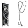 VOLTE-TEL NECK STRAP - ΑΛΥΣΙΔΑ ΛΑΙΜΟΥ 120cm ΓΙΑ ΘΗΚΕΣ SILVER VT413