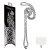 VOLTE-TEL NECK STRAP - ΑΛΥΣΙΔΑ ΛΑΙΜΟΥ ΓΙΑ ΘΗΚΕΣ SILVER VT423 120cm