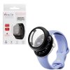 VOLTE-TEL PC EDGE COVER TEMPERED GLASS GOOGLE PIXEL WATCH 4 41mm 1.2in 9H 0.30mm 3D FULL GLUE FULL COVER BLACK