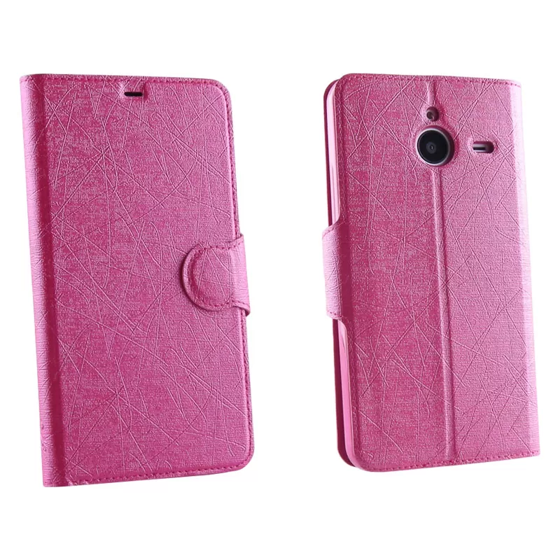 VOLTE-TEL LEATHER-TPU BOOK STAND ΘΗΚΗ MICROSOFT LUMIA 640 XL LINE PINK
