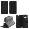 VOLTE-TEL LEATHER-TPU BOOK STAND ΘΗΚΗ ALCATEL POP C5 5036 LINE BLACK
