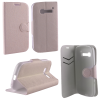 VOLTE-TEL LEATHER-TPU BOOK STAND ΘΗΚΗ ALCATEL POP C5 5036 LINE WHITE