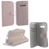 VOLTE-TEL LEATHER-TPU BOOK STAND ΘΗΚΗ ALCATEL POP C5 5036 LINE WHITE