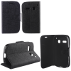 VOLTE-TEL LEATHER-TPU BOOK STAND ΘΗΚΗ ALCATEL POP C3 4033 LINE BLACK
