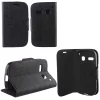 VOLTE-TEL LEATHER-TPU BOOK STAND ΘΗΚΗ ALCATEL POP C3 4033 LINE BLACK