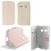 VOLTE-TEL LEATHER-TPU BOOK STAND ΘΗΚΗ ALCATEL POP C3 4033 LINE WHITE