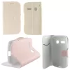 VOLTE-TEL LEATHER-TPU BOOK STAND ΘΗΚΗ ALCATEL POP C3 4033 LINE WHITE