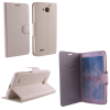 VOLTE-TEL LEATHER-TPU BOOK STAND ΘΗΚΗ HUAWEI ASCEND G750/ HONOR 3X LINE WHITE