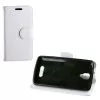 VOLTE-TEL LEATHER-TPU BOOK STAND ΘΗΚΗ LENOVO A1000 WHITE