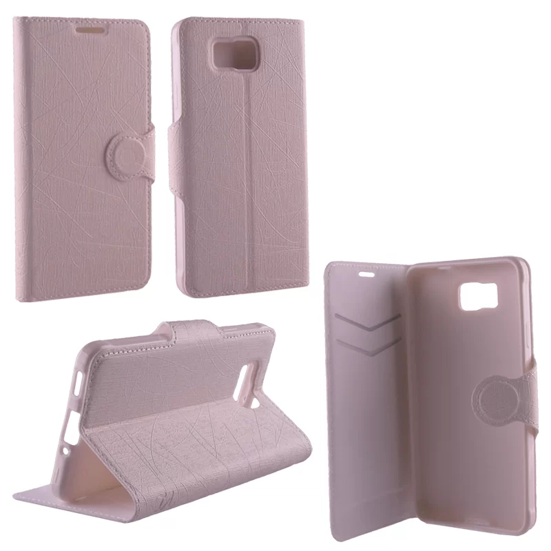 VOLTE-TEL LEATHER-TPU BOOK STAND ΘΗΚΗ SAMSUNG ALPHA G850 LINE WHITE