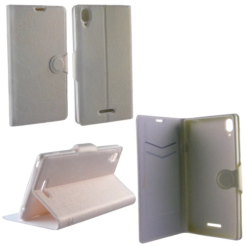 VOLTE-TEL LEATHER-TPU BOOK STAND ΘΗΚΗ SONY XPERIA T3 D5103 LINE WHITE