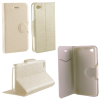 VOLTE-TEL LEATHER-TPU BOOK STAND ΘΗΚΗ IPHONE 4G/4S LINE WHITE