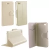 VOLTE-TEL LEATHER-TPU BOOK STAND ΘΗΚΗ IPHONE 4G/4S LINE WHITE