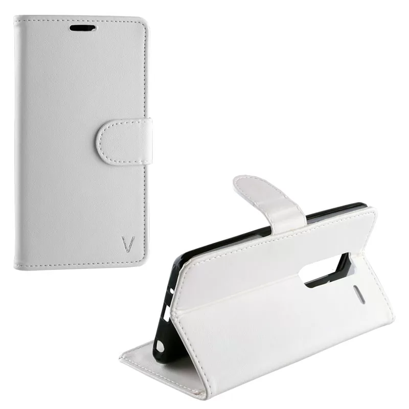 VOLTE-TEL LEATHER PU BOOK-STAND ΘΗΚΗ LG ZERO H650 WHITE