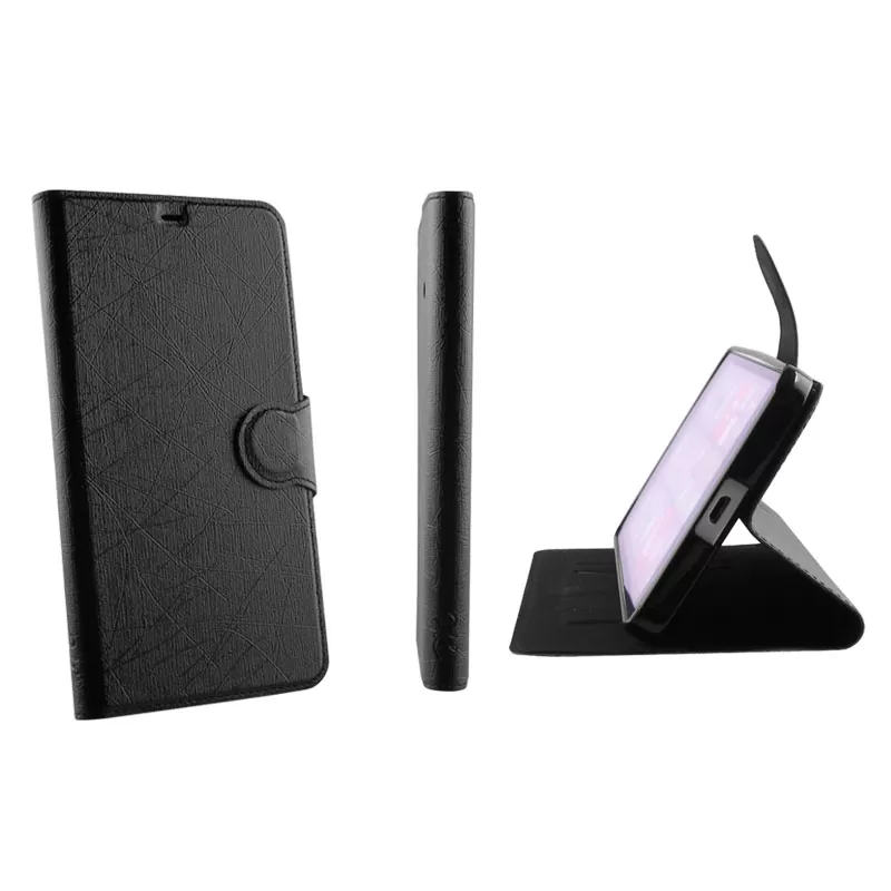 VOLTE-TEL LEATHER-TPU BOOK STAND ΘΗΚΗ NOKIA LUMIA 730/735 LINE BLACK