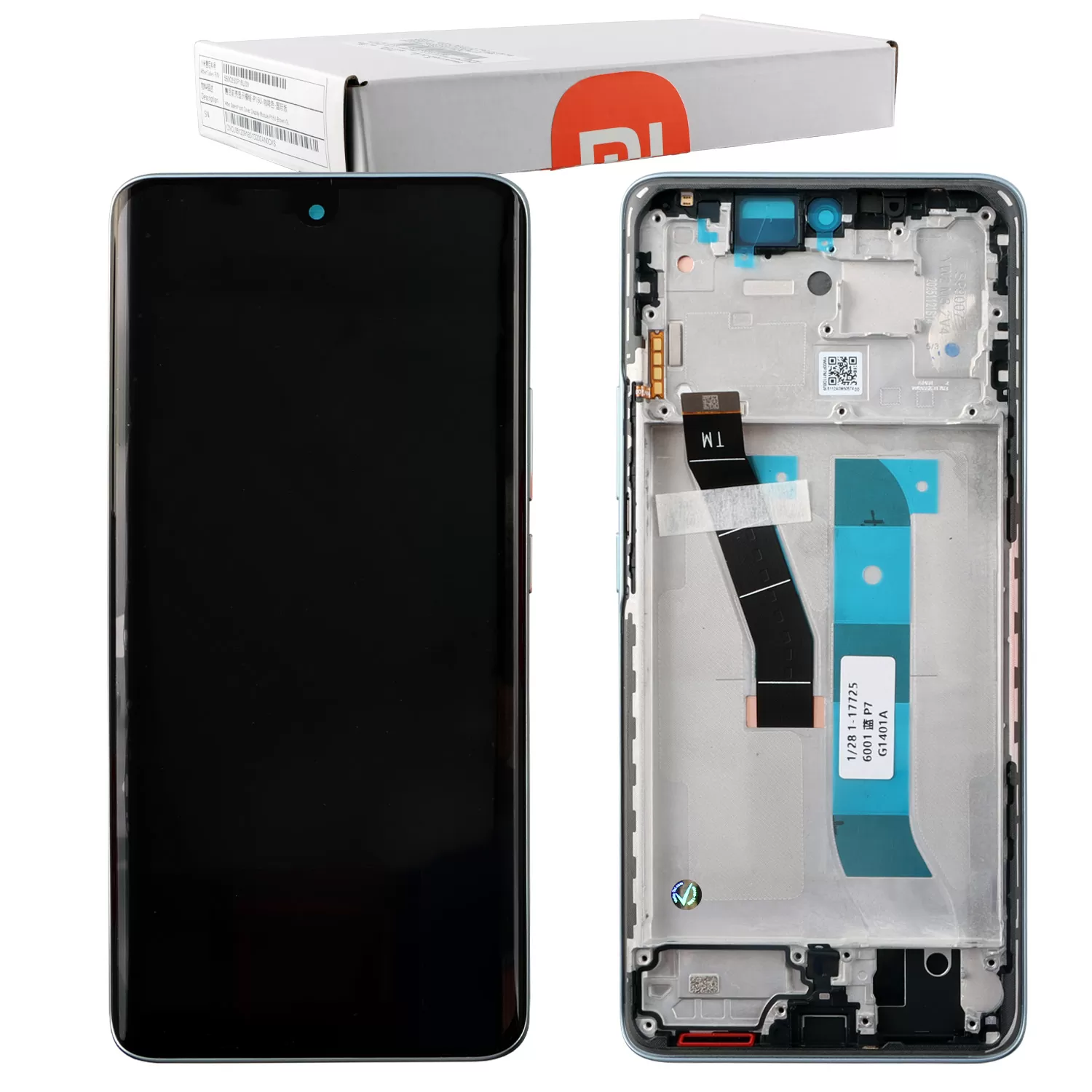 XIAOMI REDMI NOTE 15 4G ΟΘΟΝΗ AMOLED + TOUCH SCREEN + LENS + FRAME 560003000P700 BLUE ORIGINAL SERVICE PACK