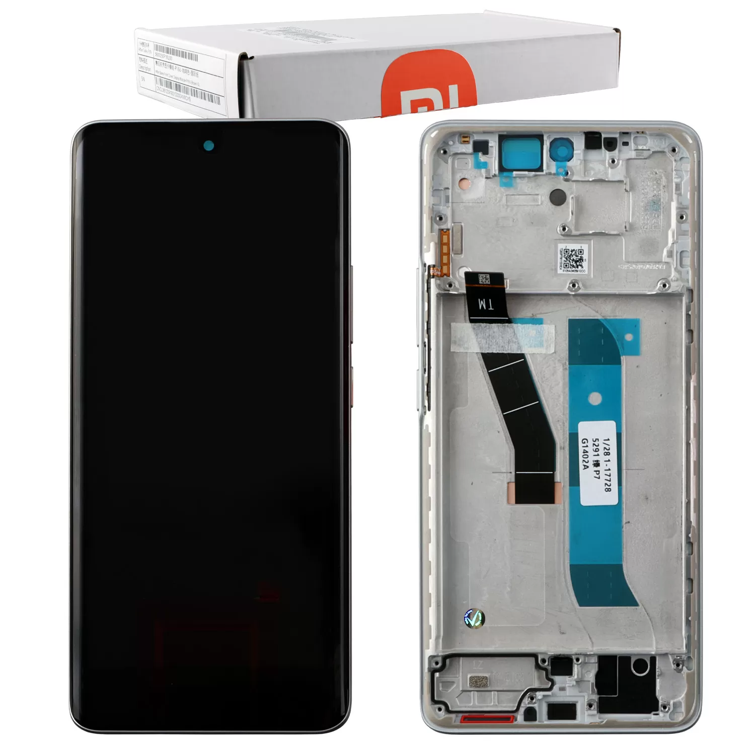 XIAOMI REDMI NOTE 15 4G ΟΘΟΝΗ AMOLED + TOUCH SCREEN + LENS + FRAME 560005000P700 GREEN ORIGINAL SERVICE PACK