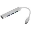 NSP N36 4 IN 1 USB-C 3.0 HUB USB-C +OTG +USB-A 2.0 (3 ports) + USB-A 3.0 5Gbps (1 port) ALUMINIUM