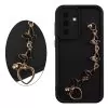 VOLTE-TEL SILICON TPU WITH STRAP ΘΗΚΗ SAMSUNG A37 5G A376 6.7in  FULL CAMERA PROTECTION BLACK WITH BLACK BUTTERFLIES