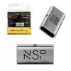 NSP ΜΕΤΑΤΡΟΠΕΑΣ USB-C FEMALE TO USB-C FEMALE 80GBPS 240W 48V 5A ALUMINIUM SILVER