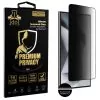 IDOL 1991 PREMIUM PRIVACY ANTISPY TEMPERED GLASS SAMSUNG S24 ULTRA 5G 6.8in 9H 0.25mm SEMI CURVED FINGER UNLOCK FULL GLUE BLACK