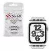 VOLTE-TEL ΜΕΝΤΕΣΕΣ-ΑΝΤΑΠΤΟΡΑΣ ΓΙΑ APPLE WATCH 38/40/41/42mm/WATCH 2/WATCH 3 22mm SILVER