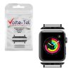 VOLTE-TEL ΜΕΝΤΕΣΕΣ-ΑΝΤΑΠΤΟΡΑΣ ΓΙΑ APPLE WATCH 42/44/45/46/49mm/WATCH 2/WATCH 3 22mm BLACK