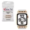 VOLTE-TEL ΜΕΝΤΕΣΕΣ-ΑΝΤΑΠΤΟΡΑΣ ΓΙΑ APPLE WATCH 38/40/41/42mm/WATCH 2/WATCH 3 22mm GOLD