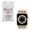 VOLTE-TEL ΜΕΝΤΕΣΕΣ-ΑΝΤΑΠΤΟΡΑΣ ΓΙΑ APPLE WATCH 42/44/45/46/49mm/WATCH 2/WATCH 3 22mm GOLD