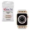 VOLTE-TEL ΜΕΝΤΕΣΕΣ-ΑΝΤΑΠΤΟΡΑΣ ΓΙΑ APPLE WATCH 42/44/45/46/49mm/WATCH 2/WATCH 3 22mm GOLD