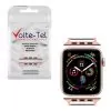 VOLTE-TEL ΜΕΝΤΕΣΕΣ-ΑΝΤΑΠΤΟΡΑΣ ΓΙΑ APPLE WATCH 42/44/45/46/49mm/WATCH 2/WATCH 3 22mm ROSE GOLD