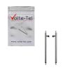 VOLTE-TEL ΠΕΙΡΟΣ ΡΟΛΟΓΙΟΥ 20mm (2 ΤΕΜΑΧΙΑ) SILVER