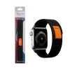 VOLTE-TEL VT102 ΛΟΥΡΑΚΙ ΡΟΛΟΓΙΟΥ ΣΥΜΒΑΤΟ ΜΕ APPLE WATCH 42/44/45/46/49mm TRAIL LOOP BLACK-ORANGE