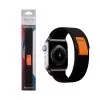 VOLTE-TEL VT102 ΛΟΥΡΑΚΙ ΡΟΛΟΓΙΟΥ ΣΥΜΒΑΤΟ ΜΕ APPLE WATCH 42/44/45/46/49mm TRAIL LOOP BLACK-ORANGE