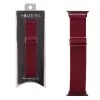 VOLTE-TEL VT101 ΛΟΥΡΑΚΙ ΡΟΛΟΓΙΟΥ ΣΥΜΒΑΤΟ ΜΕ APPLE WATCH 42/44/45/46/49mm ELASTIC BRAIDED NYLON BURGUNDY RED