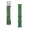 VOLTE-TEL VT108 ΛΟΥΡΑΚΙ ΡΟΛΟΓΙΟΥ ΣΥΜΒΑΤΟ ΜΕ APPLE WATCH 42/44/45/46/49mm OCEAN BAND LOOP GREEN-ORANGE