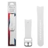 VOLTE-TEL VT112 ΛΟΥΡΑΚΙ ΡΟΛΟΓΙΟΥ ΣΙΛΙΚΟΝΗΣ SAMSUNG WATCH 6/6 CLASSIC/5/5 PRO/4/4 CLASSIC/3 WHITE