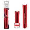 VOLTE-TEL VT113 ΛΟΥΡΑΚΙ ΡΟΛΟΓΙΟΥ ΣΙΛΙΚΟΝΗΣ SAMSUNG WATCH 6/6 CLASSIC/5/5 PRO/4/4 CLASSIC/3 BLACK-RED