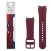 VOLTE-TEL VT114 ΛΟΥΡΑΚΙ ΡΟΛΟΓΙΟΥ ΣΙΛΙΚΟΝΗΣ SAMSUNG WATCH 6/6 CLASSIC/5/5 PRO/4/4 CLASSIC/3 BURGUNDY