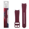 VOLTE-TEL VT114 ΛΟΥΡΑΚΙ ΡΟΛΟΓΙΟΥ ΣΙΛΙΚΟΝΗΣ SAMSUNG WATCH 6/6 CLASSIC/5/5 PRO/4/4 CLASSIC/3 BURGUNDY