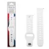 VOLTE-TEL VT116 ΛΟΥΡΑΚΙ ΡΟΛΟΓΙΟΥ ΣΙΛΙΚΟΝΗΣ RUGGED SPORT UNIVERSAL 20mm (SAMSUNG WATCH 6/5/4) WHITE