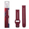 VOLTE-TEL VT116 ΛΟΥΡΑΚΙ ΡΟΛΟΓΙΟΥ ΣΙΛΙΚΟΝΗΣ RUGGED SPORT UNIVERSAL 20mm (SAMSUNG WATCH 6/5/4) BURGUNDY