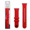 VOLTE-TEL VT119 ΛΟΥΡΑΚΙ ΡΟΛΟΓΙΟΥ ΣΙΛΙΚΟΝΗΣ XIAOMI REDMI WATCH 4/SMART BAND 8 PRO RED