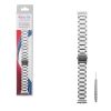 VOLTE-TEL ΛΟΥΡΑΚΙ ΡΟΛΟΓΙΟΥ ΑΝΟΞΕΙΔΩΤΟ ΑΤΣΑΛΙ UNIVERSAL 18mm (SAMSUNG GALAXY FIT 3 R390) 3 BALL SILVER