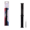 VOLTE-TEL ΛΟΥΡΑΚΙ ΡΟΛΟΓΙΟΥ ΑΝΟΞΕΙΔΩΤΟ ΑΤΣΑΛΙ UNIVERSAL 18mm (SAMSUNG GALAXY FIT 3 R390) 1 BALL BLACK
