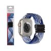 VOLTE-TEL VT144 ΛΟΥΡΑΚΙ ΡΟΛΟΓΙΟΥ ΣΥΜΒΑΤΟ ΜΕ APPLE WATCH 42/44/45/46/49mm BRAIDED PARACHUTE BUCKLE BLUE-WHITE
