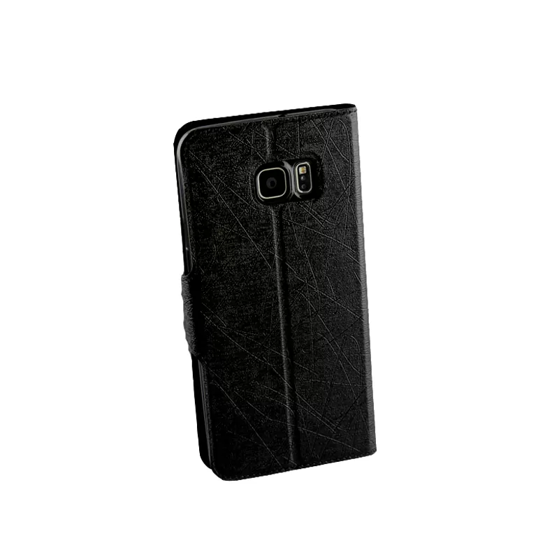 VOLTE-TEL LEATHER-TPU BOOK STAND ΘΗΚΗ SAMSUNG S6 EDGE G925 LINE BLACK - Image 4